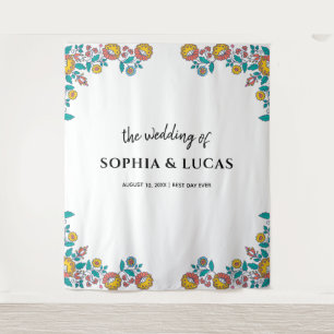 Oranges Wedding Backdrop Photo booth