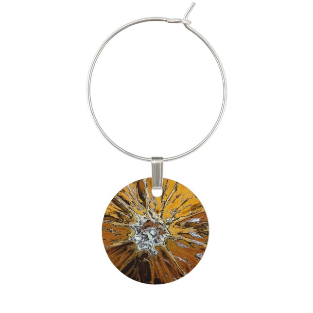 ORANGES WINE GLASS CHARM (Front)