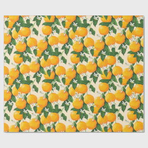Oranges Wrapping Paper