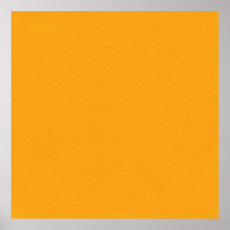 OrangeSolidPaper CREAMSICLE ORANGE SOLID COLOR BAC Poster