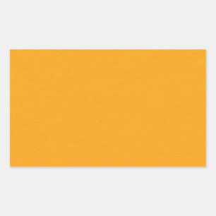 OrangeSolidPaper CREAMSICLE ORANGE SOLID COLOR BAC Rectangular Sticker