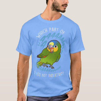 Orangewinged Amazon Parrot Aaaa T-Shirt