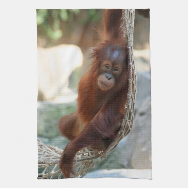 OrangUtan 001 Kitchen Towel (Vertical)