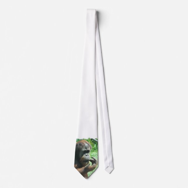 Orangutan Ape Neck Tie (Front)