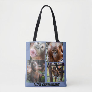 Orangutan Babies Tote Bag
