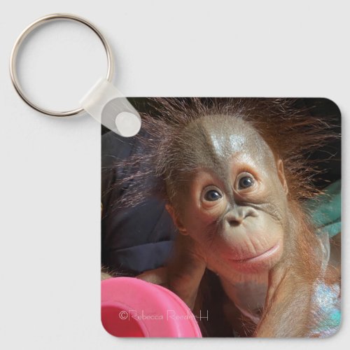 Orangutan Baby  Keychain