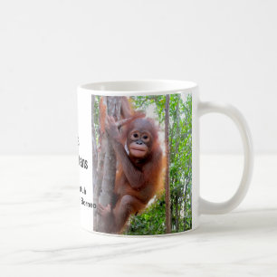 Orangutan Conservation Baby Uttuh Coffee Mug