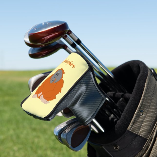 Orangutan Design Golf Head Cover (In Situ)