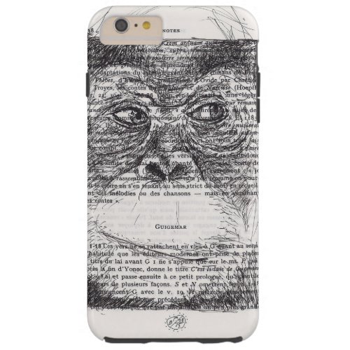 Orangutan Drawing Monkey Year 2016 Iphone Tough iPhone 6 Plus Case