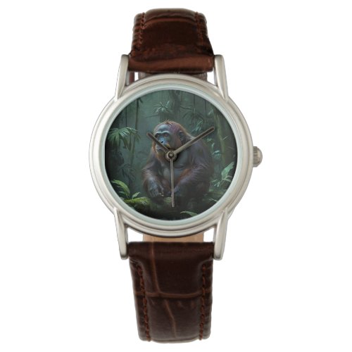 Orangutan Elder in Borneo Jungle Watch