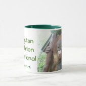 Orangutan Foundation International rescued orphan Mug (Center)