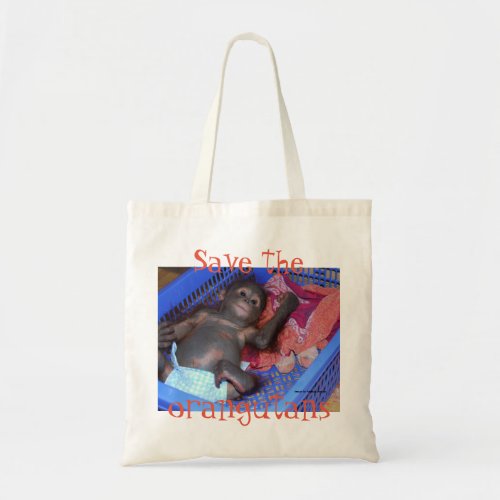 Orangutan Great Apes Tote Bag
