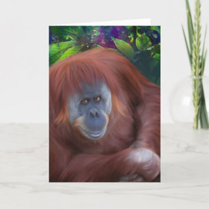 Orangutan Greeting Card