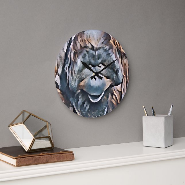 ORANGUTAN LARGE CLOCK (Office)