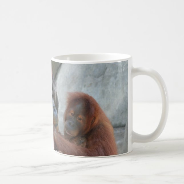 Orangutan Love Coffee Mug (Right)