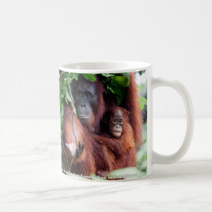 Orangutan Mother and Baby Coffee Mug