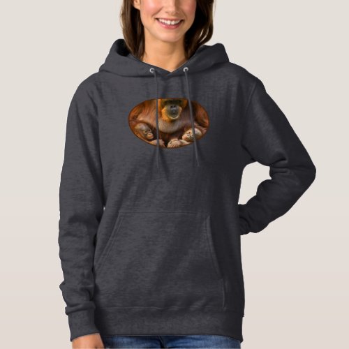 Orangutan Mother Holding Two Babies Hoodie