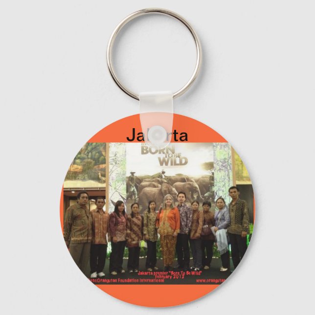 Orangutan movie in Jakarta Keychain (Front)