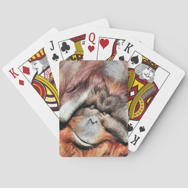 ORANGUTAN POKER CARDS (Back)