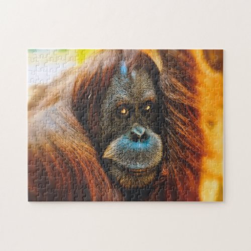 Orangutan Portrait Jigsaw Puzzle