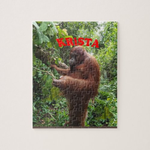 Orangutan Rainforest Adventure Jigsaw Puzzle