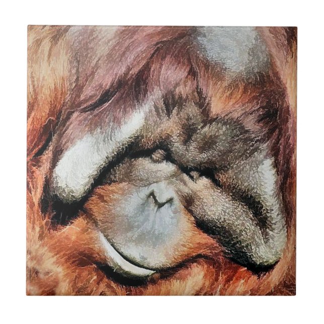 ORANGUTAN TILE (Front)