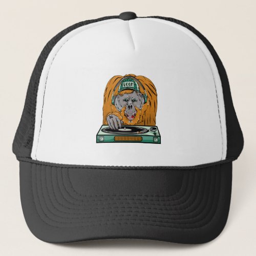 Orangutan Turntable Trucker Hat