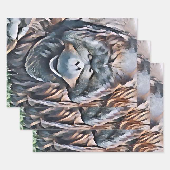 ORANGUTAN WRAPPING PAPER SHEETS (Set)