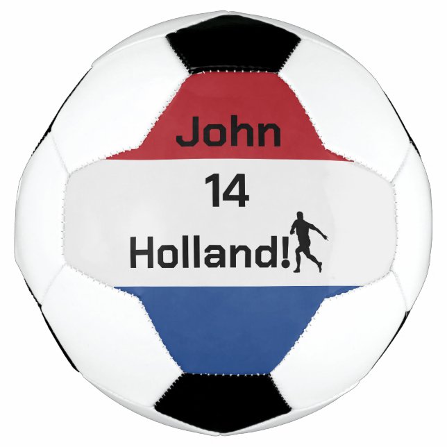 Oranje Flag Supporter Soccer Ball (Front)