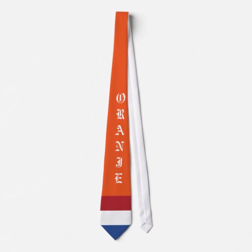 ORANJE Netherlands Tie