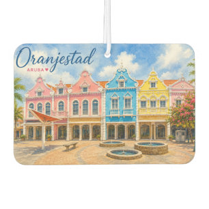 Oranjestad Aruba Caribbean Island Travel Souvenir Air Freshener