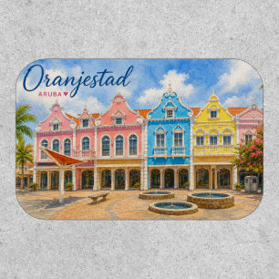 Oranjestad Aruba Caribbean Island Travel Souvenir Patch