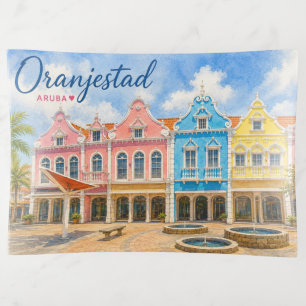 Oranjestad Aruba Caribbean Island Travel Souvenir Trinket Tray