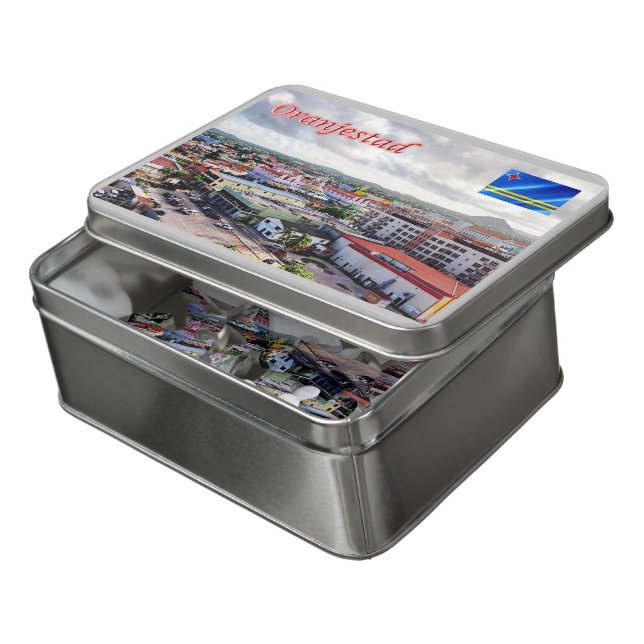 Oranjestad - Aruba Jigsaw Puzzle (Lid Open)