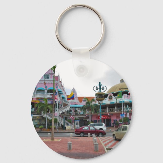 Oranjestad Aruba Keychain (Front)