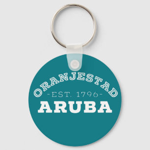Oranjestad Aruba Keychain