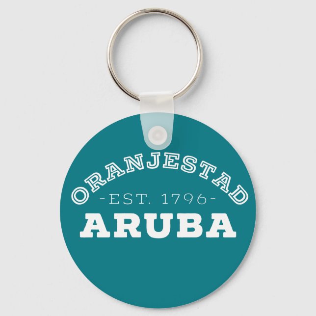 Oranjestad Aruba Keychain (Front)