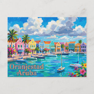 Oranjestad Aruba Postcard