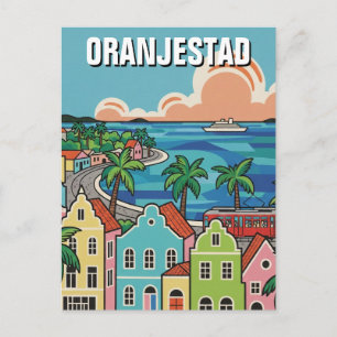 Oranjestad Aruba Travel Postcard
