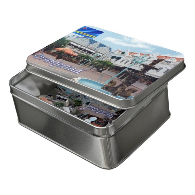 Oranjestad - I Love - Aruba - Jigsaw Puzzle (Lid Open)