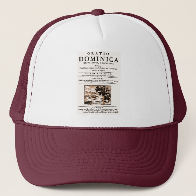 Oratio Dominica Trucker Hat (Front)