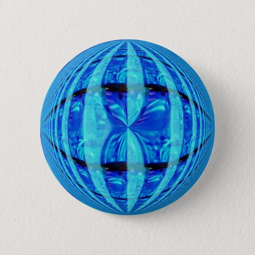 Orb Blue button round