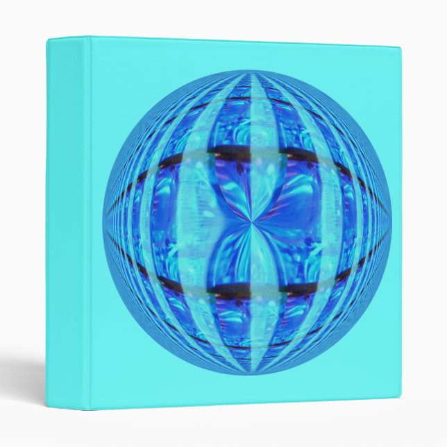 Orb Blue Round binder blue (Front/Spine)