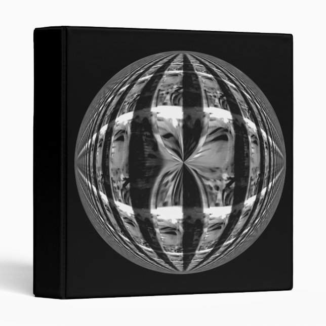 Orb Chrome Black Round binder black (Front/Spine)