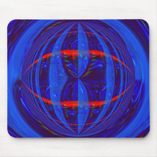 Orb Dark Blue mousepad (horizontal) (Front)