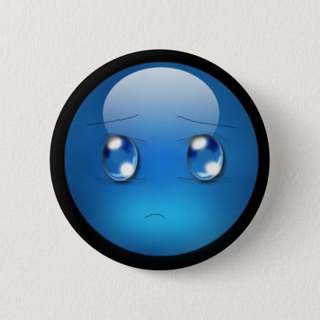Orb Feelings: Sad Button (Front)