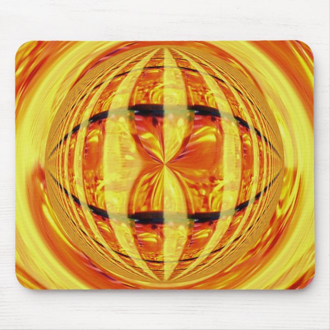 Orb Gold mousepad (horizontal) (Front)