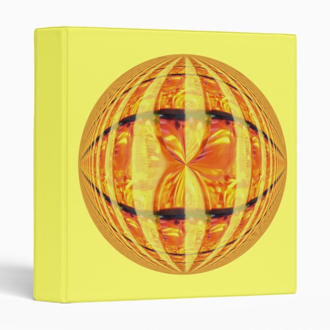 Orb Gold Round binder yellow (Front/Spine)