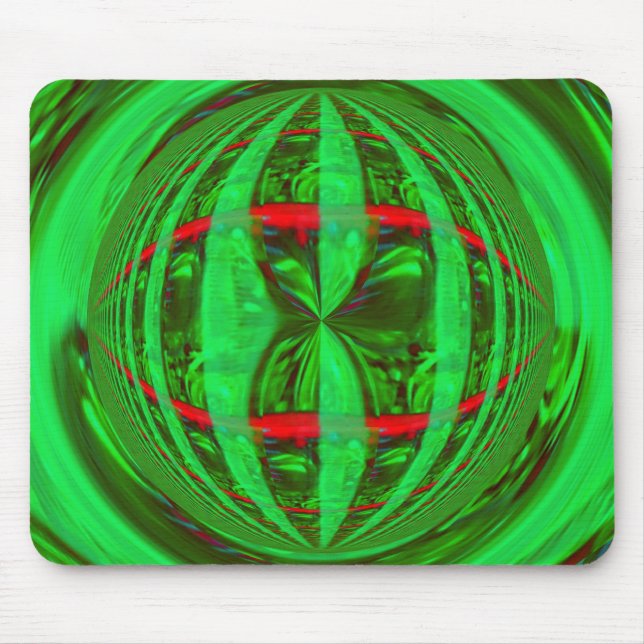 Orb Green mousepad (horizontal) (Front)