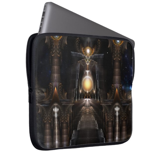 Orb Of Acrellis Fractal Art Laptop Sleeve (Front Right)